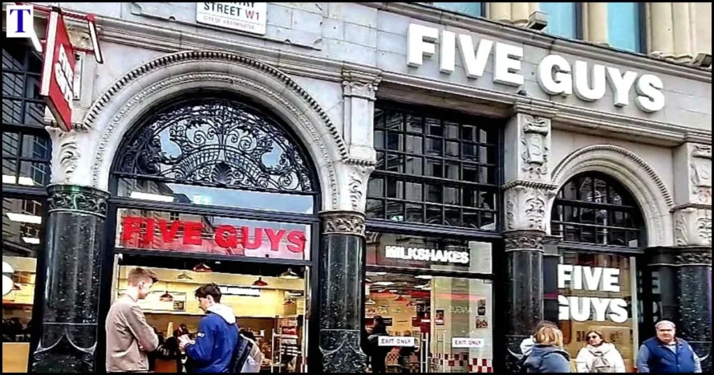 five guys burgers and fries piccadilly circus