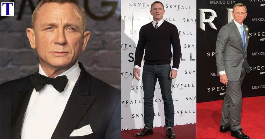 height of daniel craig​